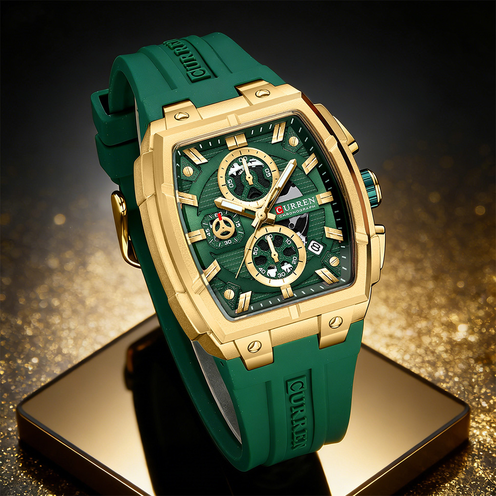 Luxury Watch Hand - Montre vintage de luxe CURREN pour
