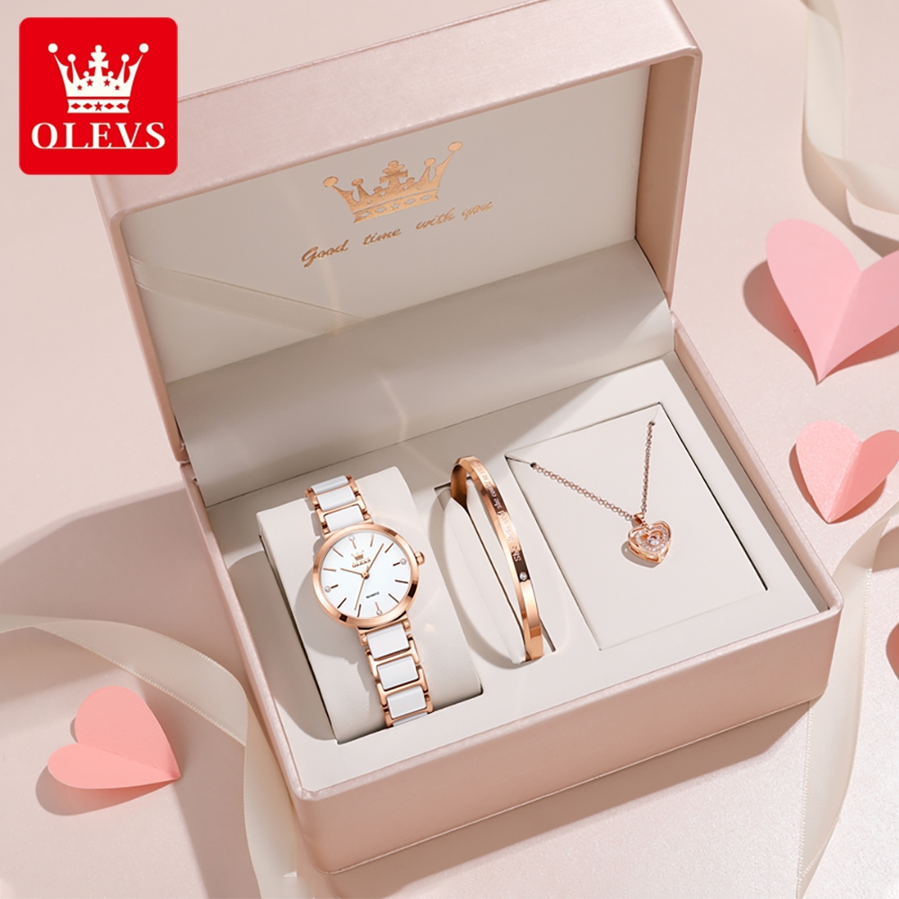 Luxury Women'S Watch - OLEVS femmes montre 5877 luxe élégant