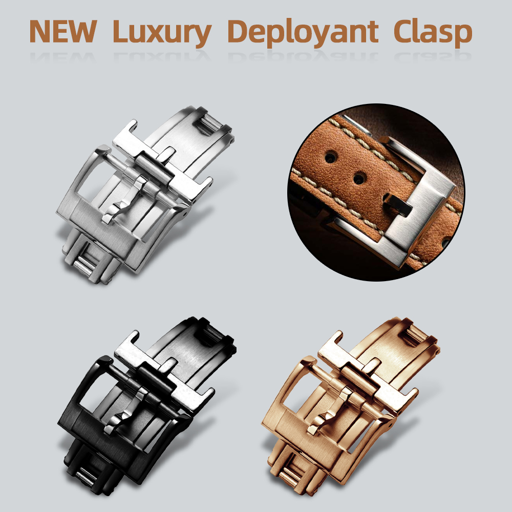 Luxury Watch Online - NOUVEAU Fermoir Déployant de Luxe 16mm
