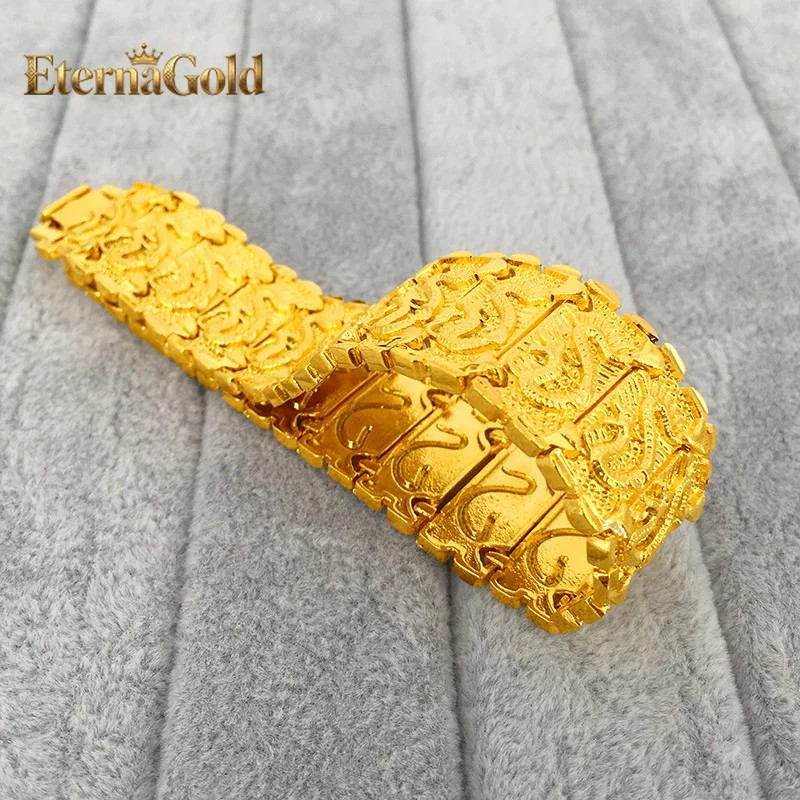 Luxury Watch Service - Bracelet Dragon en or pur 24