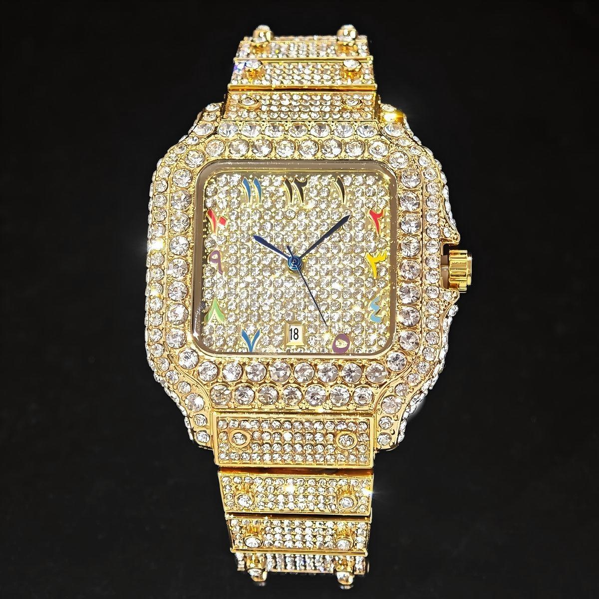 Luxury Watch And Jewelry Brand - Mode chaude UNIGUET plein diamant glacé