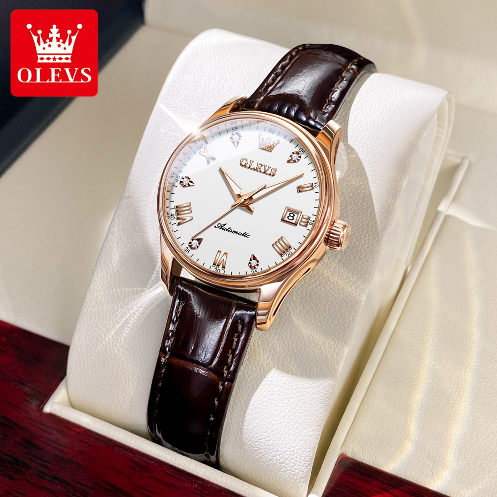 Chronograph Flyback Watch - OLEVS-Montre-bracelet de luxe pour femme, étanche,