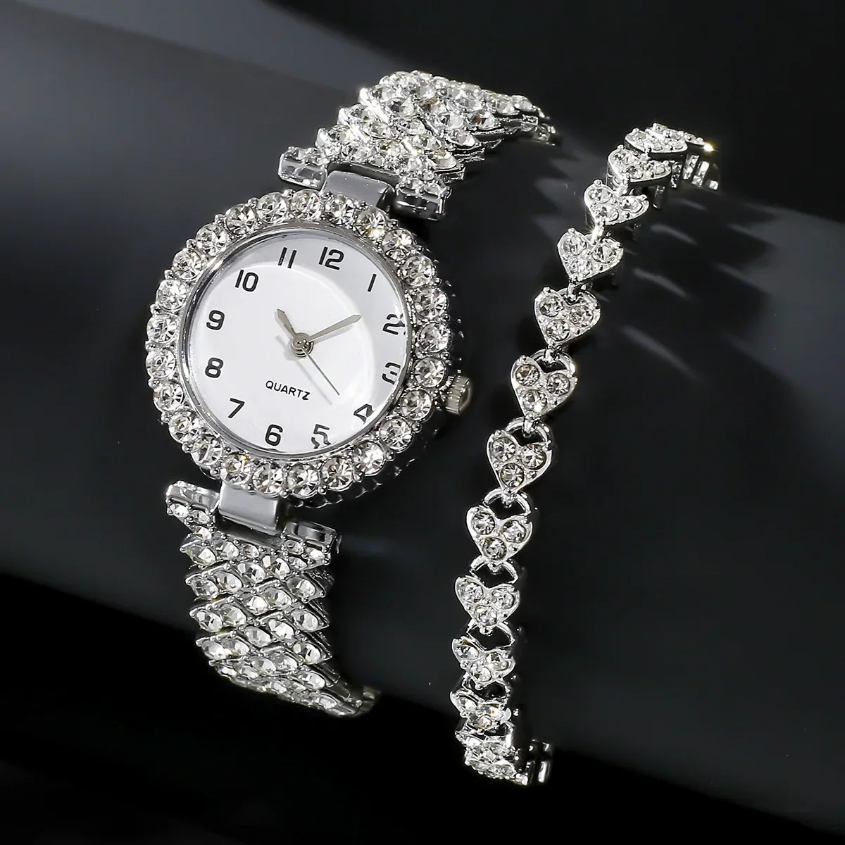 Luxury Watch For Girls - 1 pièces/2 pièces de luxe mode