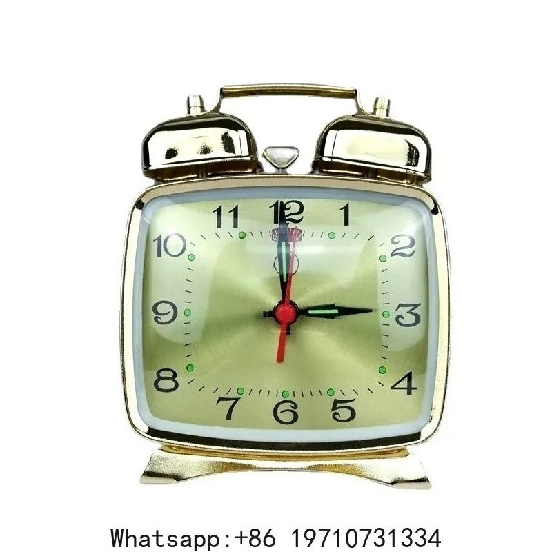 Table Watch Luxury - Réveil mécanique en métal, style vintage,