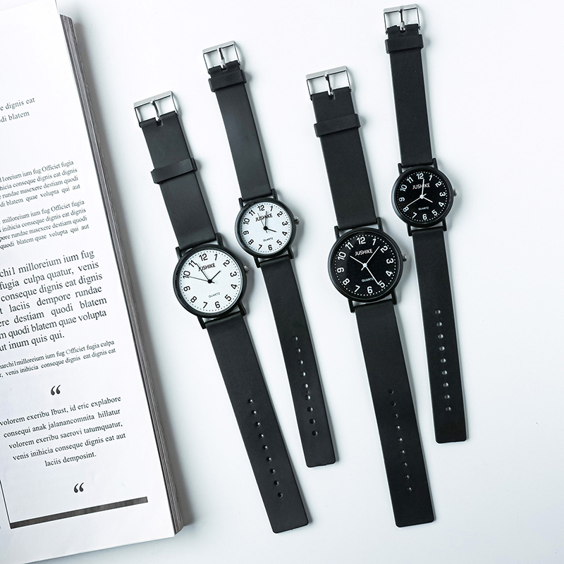 Luxury Watch For Girls - Montre à Quartz noire Simple pour