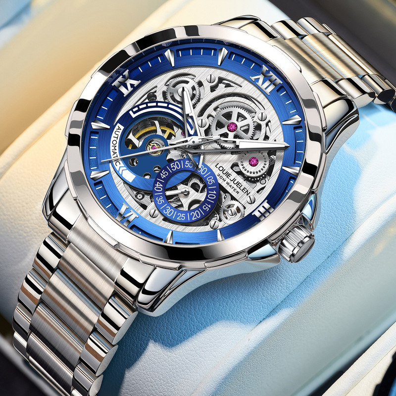 Chronograph Flyback Watch - Montre mécanique automatique pour homme, montre-bracelet