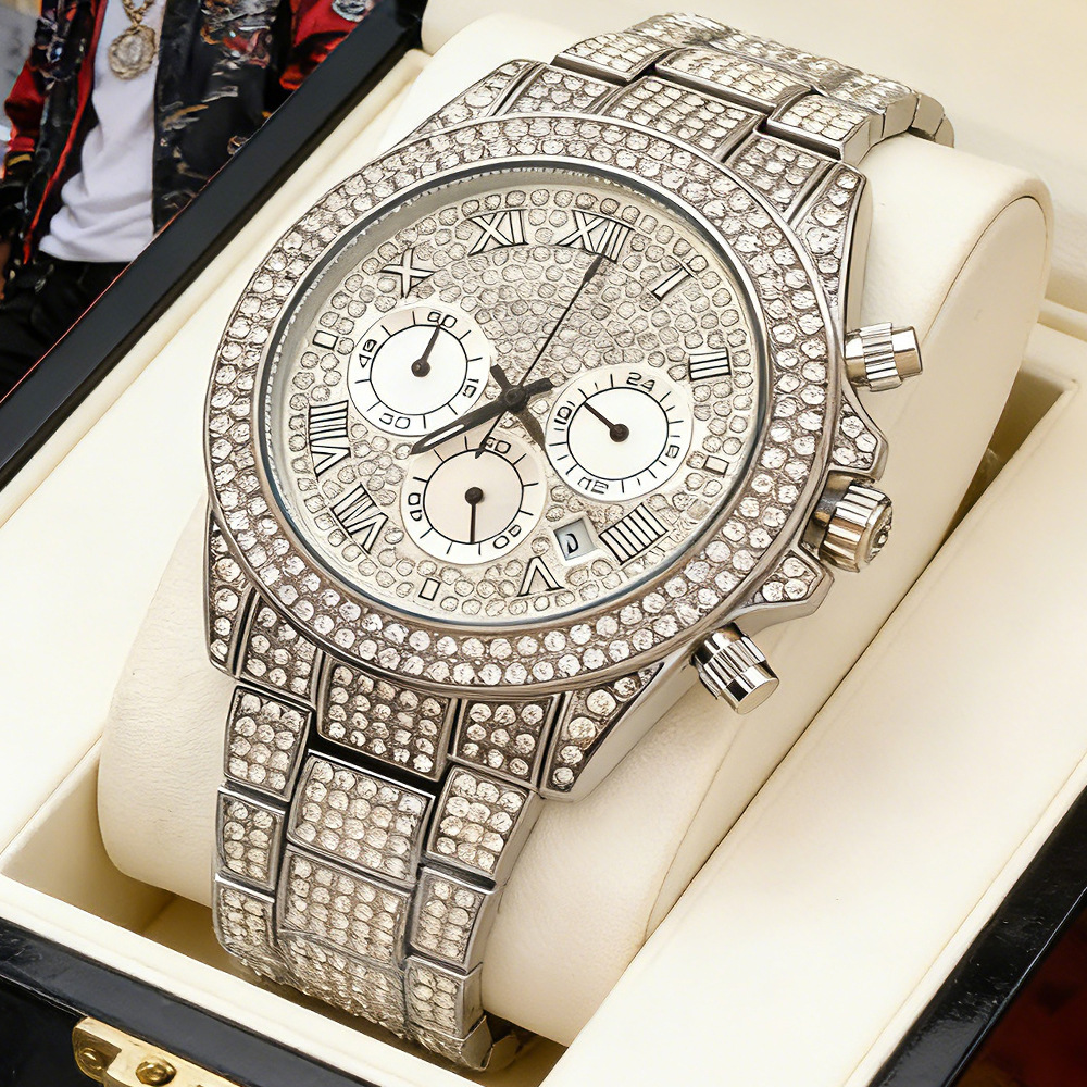 Montre Quartz Homme Hip Hop Bl - Luxury Watch And Jewelry Brand avis et prix