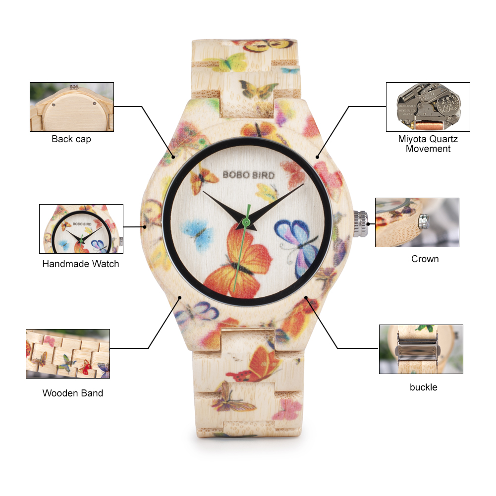 BOBO BIRD bois femmes montres  - Luxury Watch For Girls avis et prix