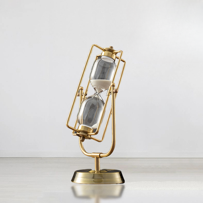 Sablier en verre ornement doré - Table Watch Luxury avis et prix