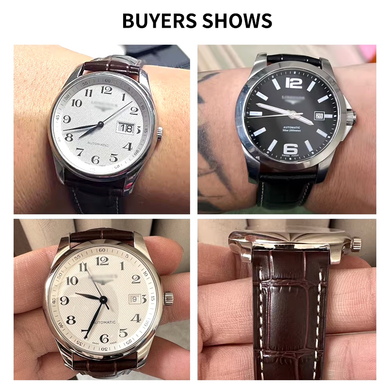 Bracelet de montre en cuir vér - Luxury Watch Longines avis et prix