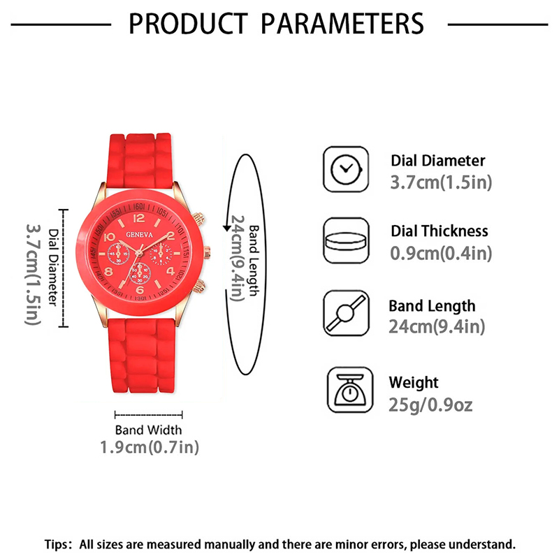 Montre à quartz en silicone ro - Luxury Watch For Girls avis et prix