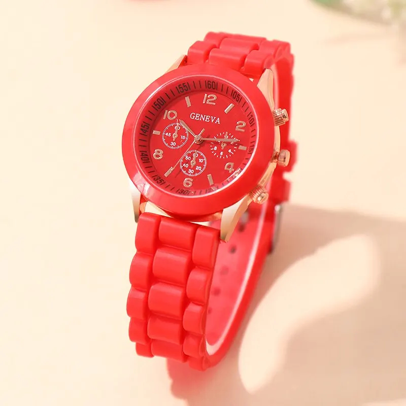 Montre à quartz en silicone ro - Luxury Watch For Girls avis et prix