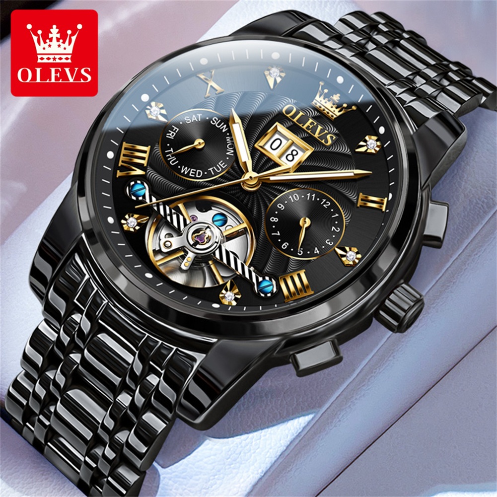OLEVS classique hommes montres - Chronograph Flyback Watch avis et prix