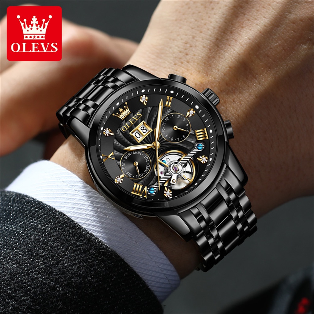 OLEVS classique hommes montres - Chronograph Flyback Watch avis et prix