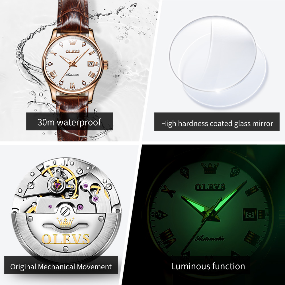 OLEVS-Montre-bracelet de luxe  - Chronograph Flyback Watch avis et prix