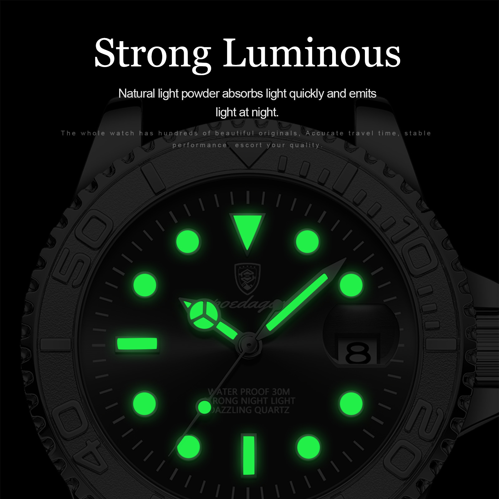 POEDAGAR haut de gamme homme m - Luxury Watch Japanese avis et prix
