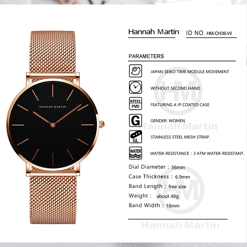Hannah Martin Top marque montr - Luxury Watch In Japan avis et prix