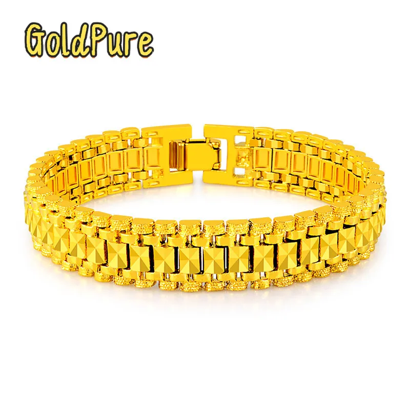 Bracelet de montre large en or - Luxury Watch Service avis et prix
